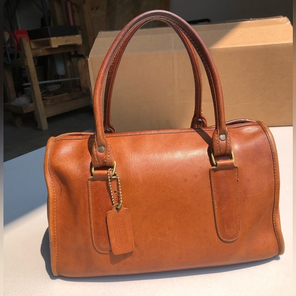 Coach Handbags - Vintage Coach Madison Satchel 9725 British Tan Leather “Doctor’s Bag” w/ hangtag